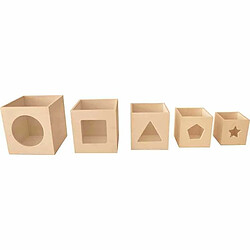 Artemio 5 cubes gigones en bois