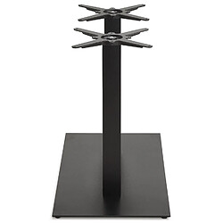 Acheter Alterego Pied de table 'NERO DOUBLE' 75 en métal peint noir