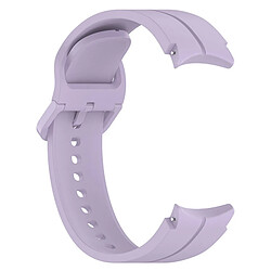 20MM Bracelet de montre en silicone Accessoires de remplacement compatible Samsung Watch5/Watch5 Pro - Violet clair