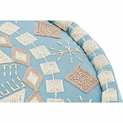 Acheter Coussin DKD Home Decor De Sol Bleu 60 x 60 x 25 cm