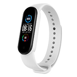 Avis Pour Xiaomi MI Bande 5 Remplacement Silicone Bracelet Bracelet De Montre Blanc