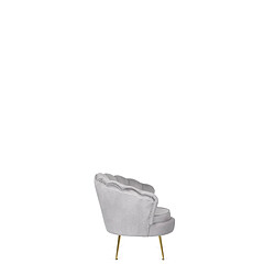 Avis Vivaldi Fauteuil ANGEL Gris Velours