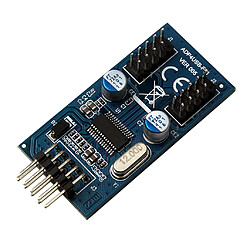 Adaptateur de Carte Mère de Carte PCB D'en-tête USB 2.0 Mâle 1 à 2 Séparateur 9 Broches