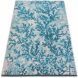 RUGSX Tapis ACRYLIQUE BEYAZIT 1813 Bleu 80x150 cm