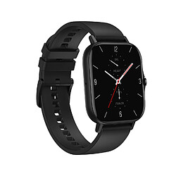 Chrono Montre connectée pour hommes femmes avec écran tactile 1.78 ", Bluetooth, appels, moniteur de pression artérielle et de fréquence cardiaque pour Android IOS-Noir