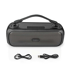 Bluetooth® party boombox 45 w - noir - spbb316bk - NEDIS pas cher