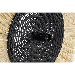 Avis Applique DKD Home Decor Naturel Noir Colonial Fer 220 V 25 W Jute (42 x 9 x 42 cm)