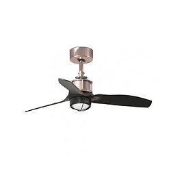 faro Plafonnier ventilateur Just Acier,diffuseur Verre 67,4 Cm