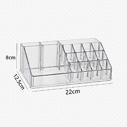 Acheter Universal Organisateur de maquillage acrylique transparent Boîte de rangement Organisateur de composition Porte-lèvres Boîte à bijoux Étagère d'affichage