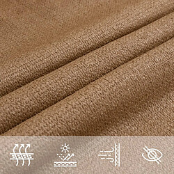 Acheter vidaXL Voile d'ombrage 160 g/m² Taupe 2x3,5 m PEHD