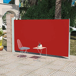 vidaXL Auvent latéral de patio 160x300 cm Rouge