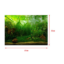 Fond d'Aquarium Vivid, Adhésif Affiche Fish Tank Wall Decor Autocollants Waterweed S