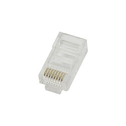 LogiLink Connecteur mâle RJ45 pour câble rond, Cat.5e, ()