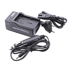 Vhbw CHARGEUR SECTEUR 220V + VOITURE 12V pour BATTERIE CANON DC310 DC320 DC330 DC410 DC411 DC420