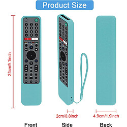 Avis SANAG etui De Protection En Silicone Pour Sony Tv Telecommande Vocale, Rmf-Tx500E Rmf-Tx600E Rmf-Tx611E Rmf-Tx520E, Housse Coque Pour Sony Telecommande, Antiderapage, Antisismique, Lavable(Bleu Lumineux)