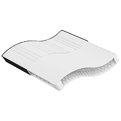 vidaXL Matelas à ressorts bonnell moyen 200x200 cm