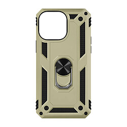 Avizar Coque pour iPhone 14 Pro Max Hybride Bague de maintien Support Vidéo doré