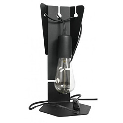 Luminaire Center Lampe de table Arby Acier Noir 1 ampoule 31cm