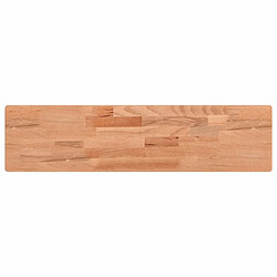 vidaXL Étagère murale 80x20x4 cm bois massif de hêtre