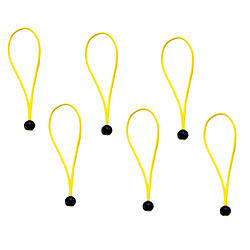 Acheter 6 Pièces 15cm Heavy Duty Bungee Cordon Attachez Cordon Canopy Bretelles Jaune