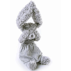 Acheter Universal Dravant la poupée lapin gris fleur torsadé peluche en peluche