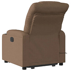 Acheter vidaXL Fauteuil de massage inclinable Marron Tissu