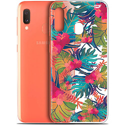 Caseink Coque arrière Samsung Galaxy A20E (5.8 ) Gel HD [ Nouvelle Collection - Souple - Antichoc - Imprimé en France] Couleurs des Tropiques