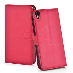 Avis Cadorabo Coque HTC Desire 820 Etui en Rouge