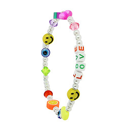 Avizar Bijou de Téléphone Bracelet Love 25cm Collection Lovely Blanc