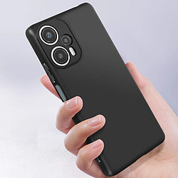 Avis Avizar Coque pour Xiaomi Poco F5 Silicone Gel Flexible Fine Classic Case Noir