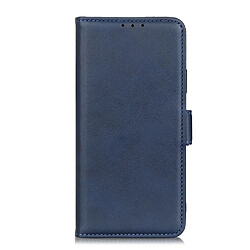 Etui en PU fermeture magnétique bleu pour votre Xiaomi Mi 10 Lite 5G/Mi 10 Youth 5G