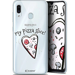 Caseink Coque Pour Samsung Galaxy A30 (6.4 ) [Gel HD Collection Love Saint Valentin Design My Pizza Slice - Souple - Ultra Fin - Imprimé en France]