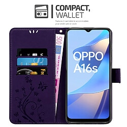 Avis Cadorabo Coque Oppo A16s / A54s Etui en Mauve