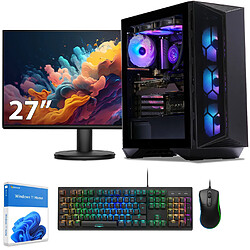 Sedatech Pack PC Gamer • AMD Ryzen 9 5900X • RTX4070 Super • 32Go RAM • 2To SSD M.2 • Windows 11 • Moniteur 27''