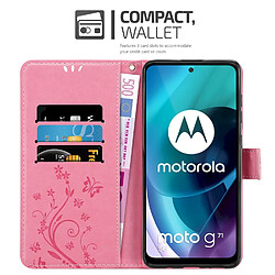 Cadorabo Coque Motorola MOTO G71 5G Etui en Rose