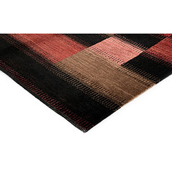 Vidal Tapis de laine 232x168 noir Juma