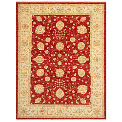 Vidal Tapis de laine 230x174 rouge Kaizar