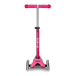 Trottinette 3 roues Mini Micro Deluxe Rose LED pas cher