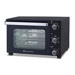 CONTINENTAL EDISON CEMF28B2 - Minifour electrique 28L noir - 1500W - Rotissoire, Convection naturelle