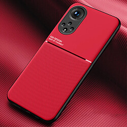 Coque en TPU + PU antichoc rouge pour votre Huawei nova 9/Honor 50