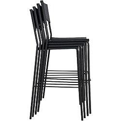 Acheter Non Tabouret de bar Genoa Noir