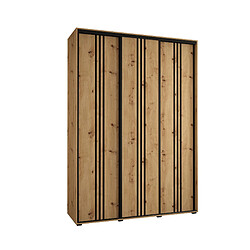 Abiks Meble Armoire DAVOS 6 À Portes Coulissantes 235,2/170/60 3 Portes