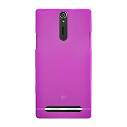 Étui Ideus TPU fuchsia pour Sony Xperia S