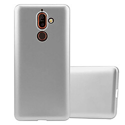 Cadorabo Coque Nokia 7 PLUS Etui en Argent