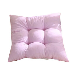 Coussin de coussin de chaise carrée pour bureau à domicile 40x40cm rose