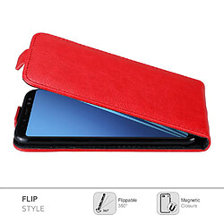 Acheter Cadorabo Coque Samsung Galaxy A8 2018 Etui en Rouge