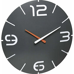 Horloge murale TFA Contour 60.3536.10 35 cm x 3.5 cm anthracite radiopiloté(e) 1 pc(s)