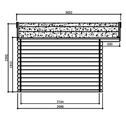 Avis Solid Abri de jardin en bois double porte 10 m² Dole