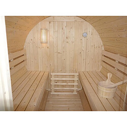 Vente-Unique Sauna d'extérieur 6 places - L185 x P220 x H190 cm - ISOKYRO pas cher