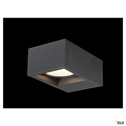 Slv Applique extérieure ESKINA FRAME, simple, anthracite, LED, 15W, 3000/4000K, IP65, interrupteur CCT